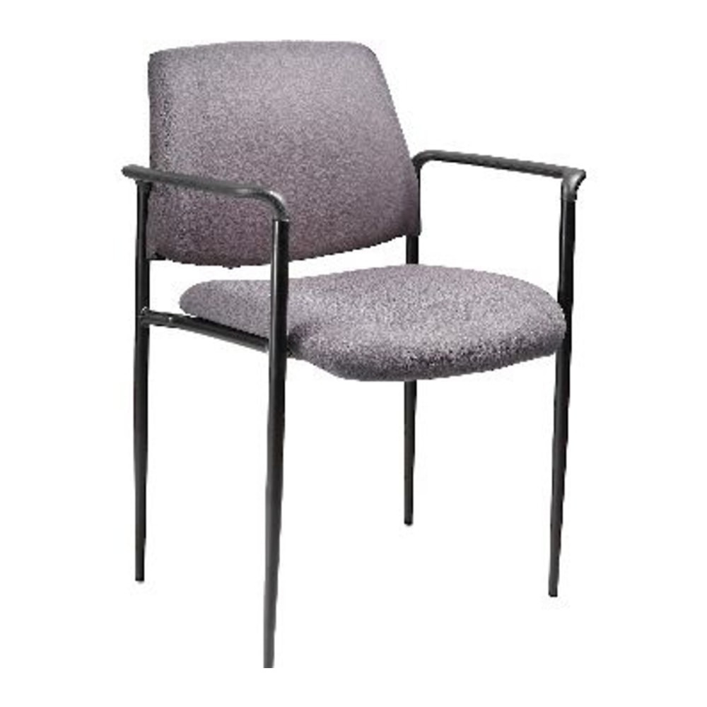 NORSTAR OFFICE PRODUCTS INC. B9503-GY Boss Office Products Stackable Fabric Chair, Gray