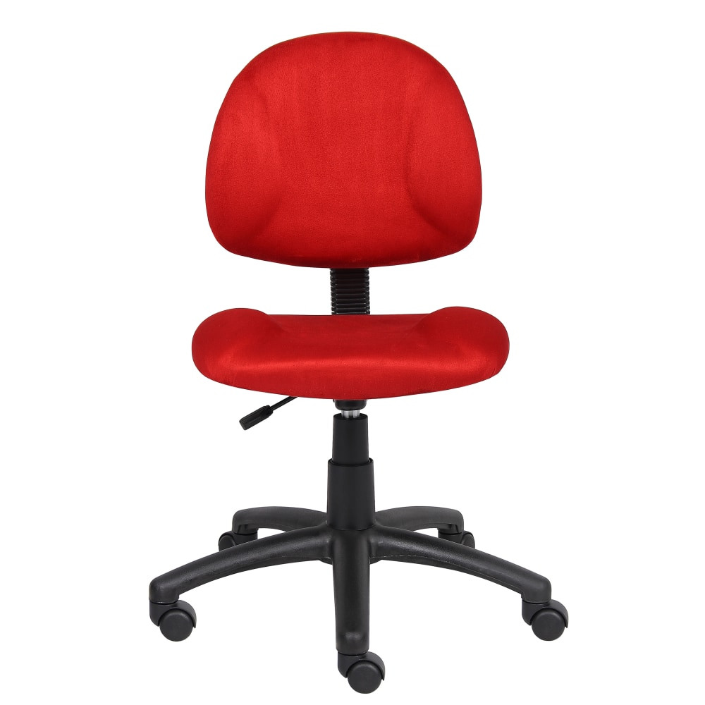 NORSTAR OFFICE PRODUCTS INC. B325-RD Boss Office Products Microfiber Task Chair, Red