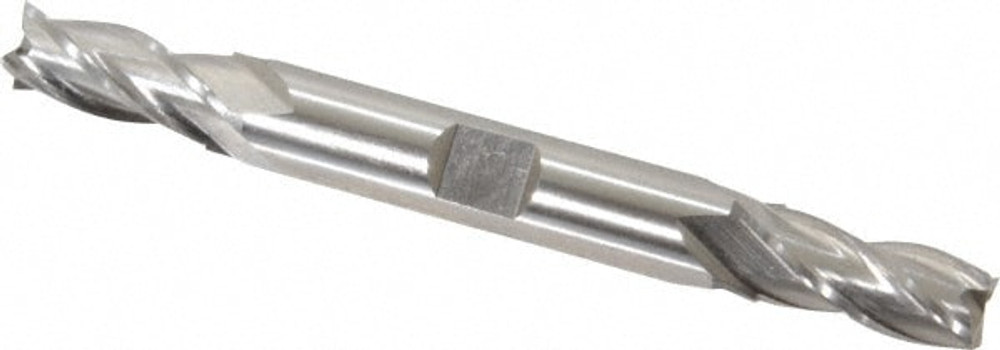 Cleveland C33037 Square End Mill: 21/64" Dia, 3/4" LOC, 4 Flutes, High Speed Steel