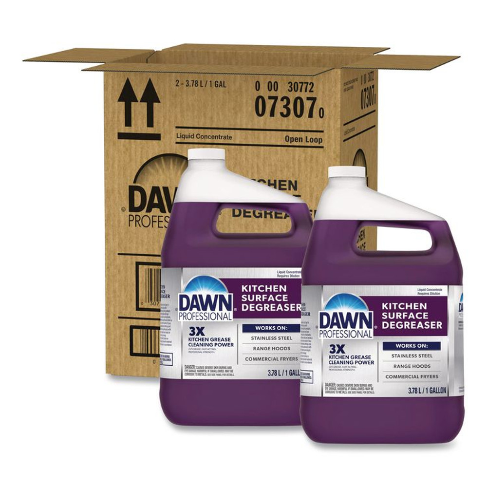 PROCTER & GAMBLE Dawn® Professional 07307 Kitchen Surface Degreaser, Fresh Scent, 1 gal Bottle, 2/Carton