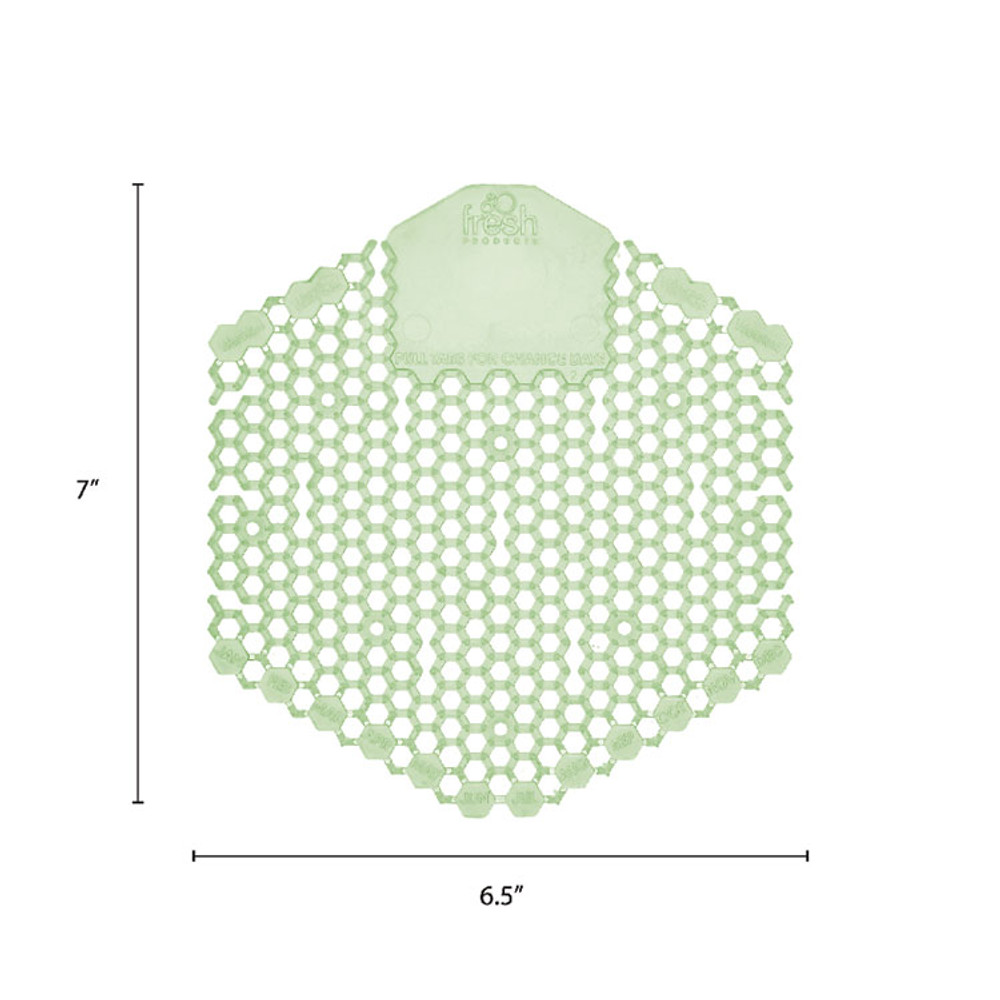 FRESH PRODUCTS 3WDS60 MIN Wave 3D Urinal Deodorizer, Herbal Mint Scent, 58 g, 10/Box, 6 Boxes/Carton