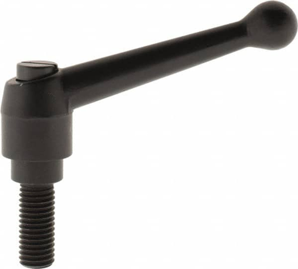 Strong Hand Tools D1-B52 B-Threaded Adjustable Clamping Handle: 5/8-11 Thread, 15/16" Hub Dia, Zinc Alloy