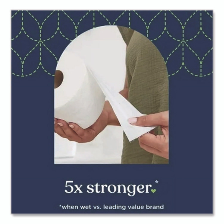 GEORGIA PACIFIC Quilted Northern® 94475501 Ultra Soft and Strong Bathroom Tissue, Mega Rolls, Septic Safe, 2-Ply, White, 328 Sheets/Roll, 18 Rolls/Carton