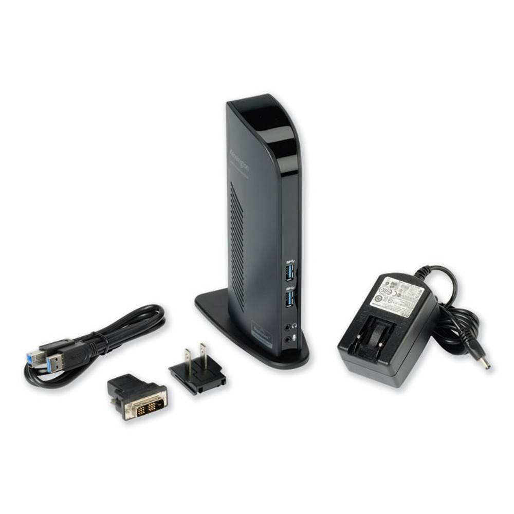 KENSINGTON 33972 USB 3.0 Docking Station with DVI/HDMI/VGA Video, 1 DVI and 1 HDMI Out