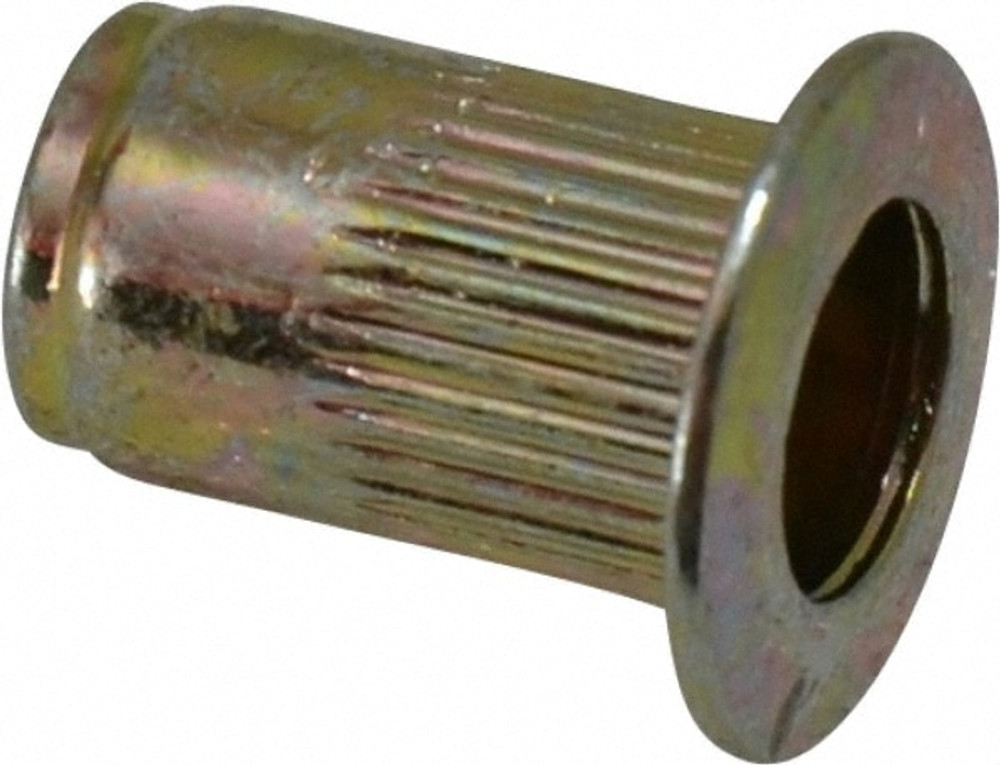 RivetKing. 6C1IKFSY/P25 #6-32, 0.02 to 0.08" Grip, Steel Standard Rivet Nut