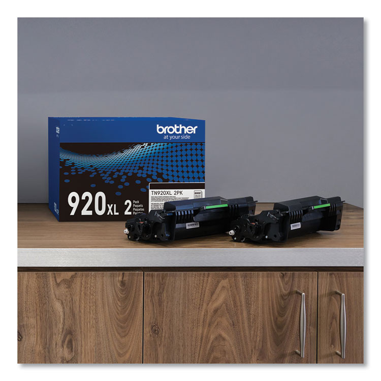 BROTHER INTL. CORP. TN920XL2PK TN920XL2PK High-Yield Toner, 12,000 Page-Yield, Black, 2/Pack