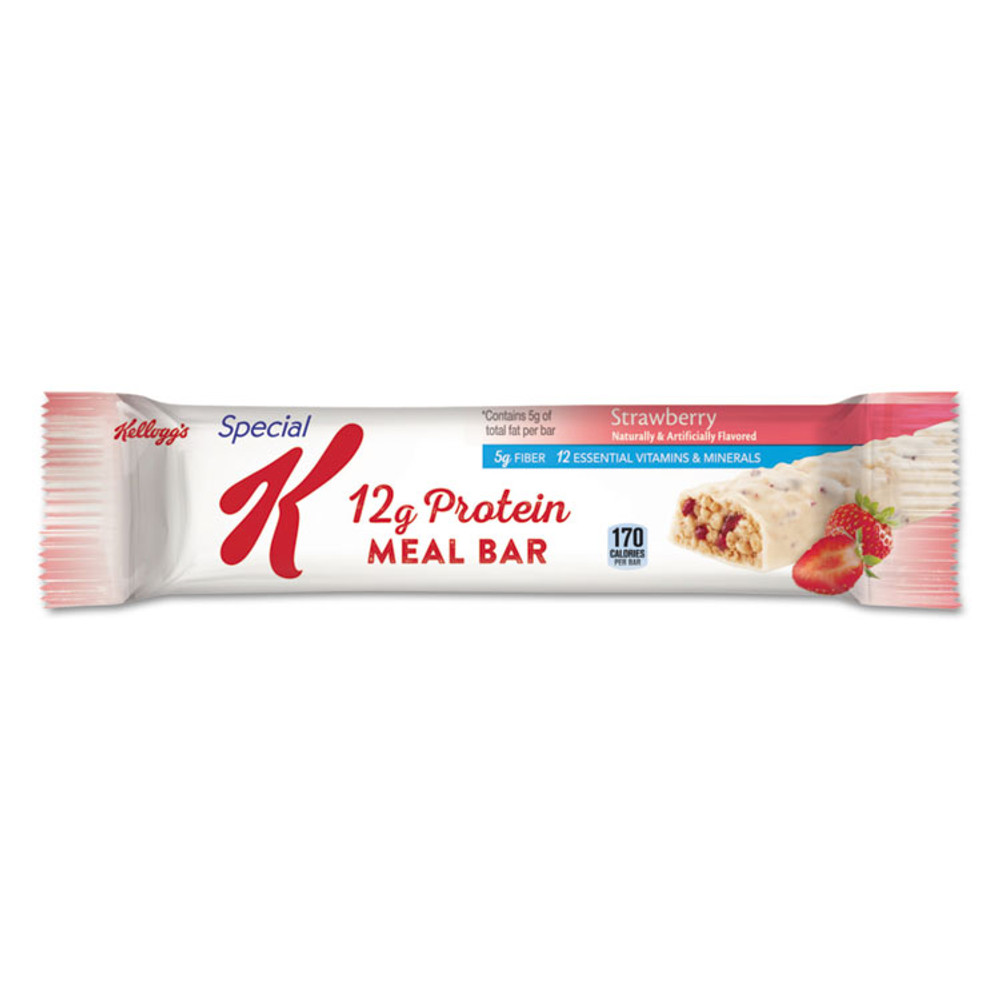 KELLOGG'S 29186 Special K Protein Meal Bar, Strawberry, 1.59 oz, 8/Box