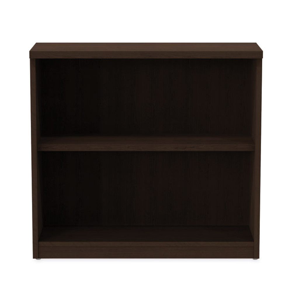 ALERA VA633032ES Alera Valencia Series Bookcase, Two-Shelf, 31.75w x 14d x 29.5h, Espresso