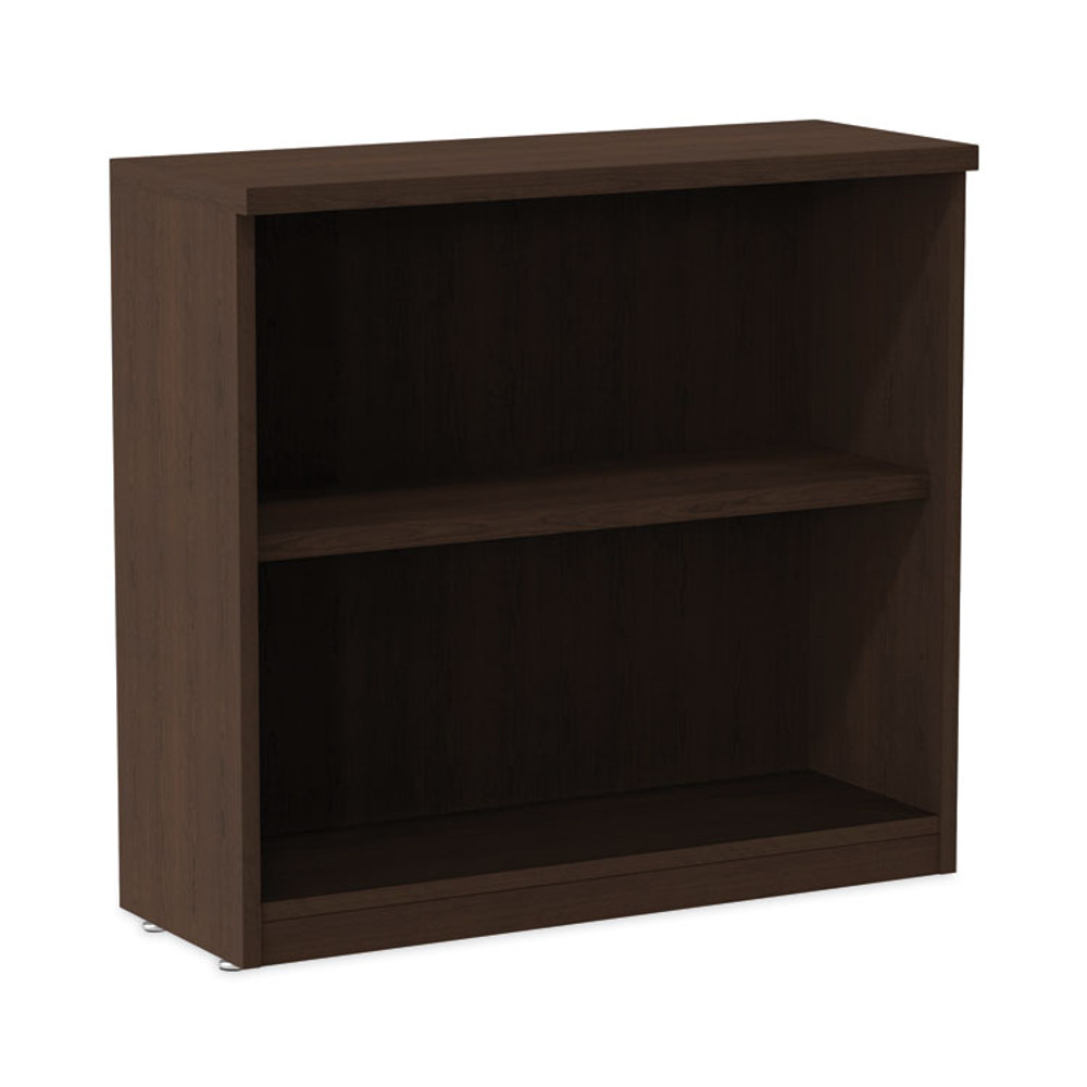 ALERA VA633032ES Alera Valencia Series Bookcase, Two-Shelf, 31.75w x 14d x 29.5h, Espresso