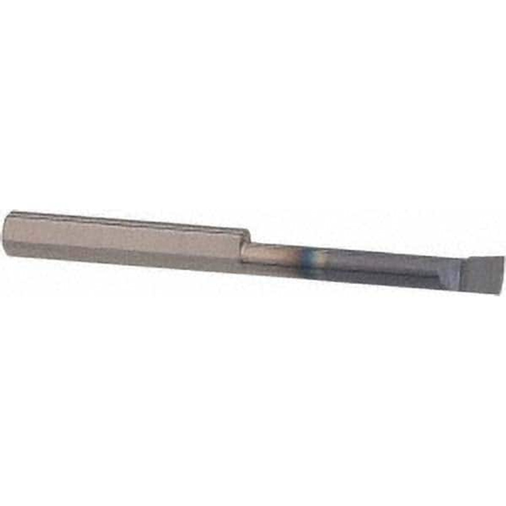 Accupro B060500A Boring Bar: 0.06" Min Bore, 1/2" Max Depth, Right Hand Cut, Submicron Solid Carbide