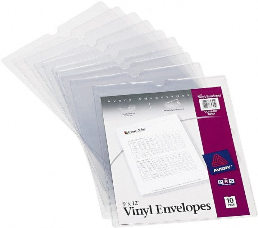 AVERY 74804 10 Pc Sheet Protector-Envelope: Clear