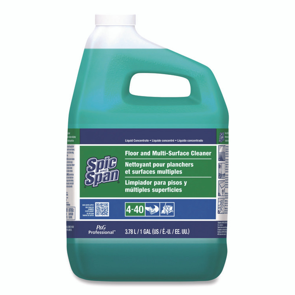 PROCTER & GAMBLE Spic and Span® 02001 Liquid Floor Cleaner, 1 gal Bottle, 3/Carton