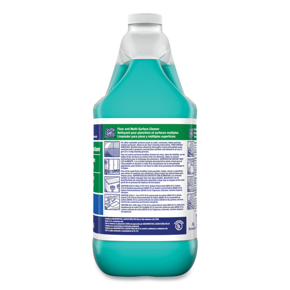 PROCTER & GAMBLE Spic and Span® 02001 Liquid Floor Cleaner, 1 gal Bottle, 3/Carton