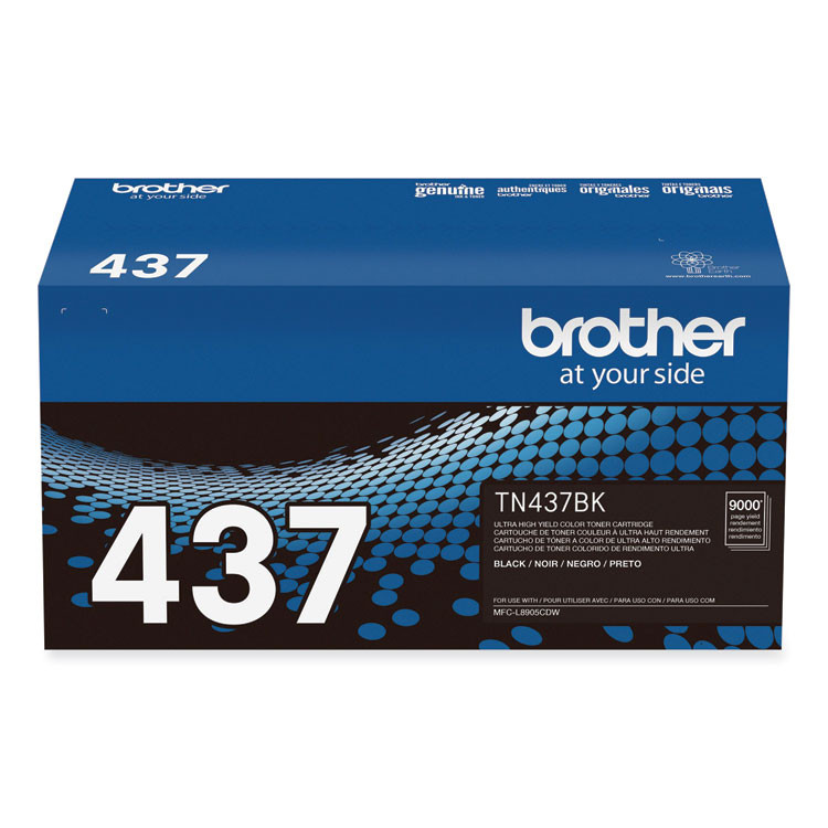 BROTHER INTL. CORP. TN437BK TN437BK Ultra High-Yield Toner, 9,000 Page-Yield, Black