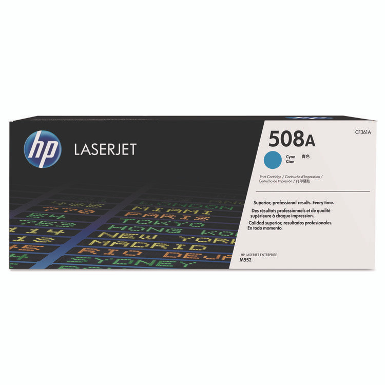 HP INC CF361A HP 508A, (CF361A) Cyan Original LaserJet Toner Cartridge