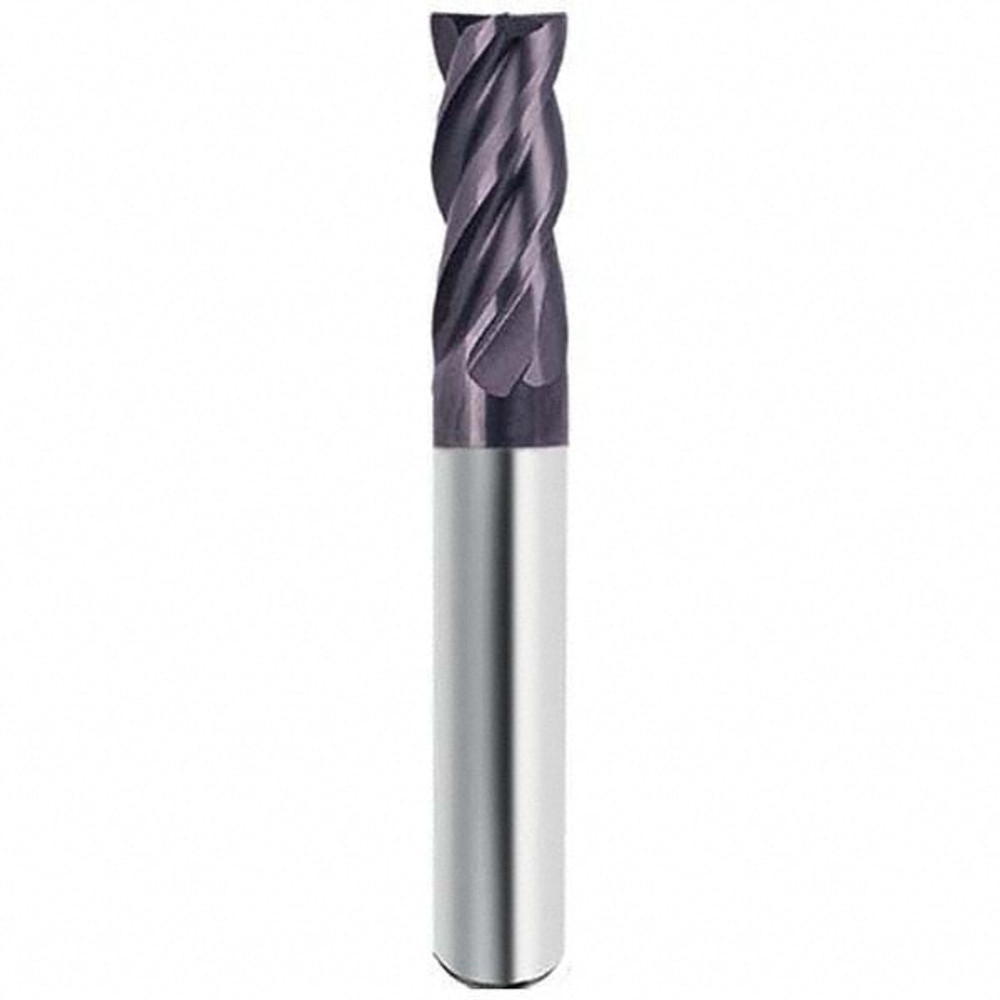 Guhring 9199590158700 Square End Mill:  0.6250" Dia, 1.25" LOC, 0.625" Shank Dia, 3.5" OAL, 4 Flutes, Solid Carbide