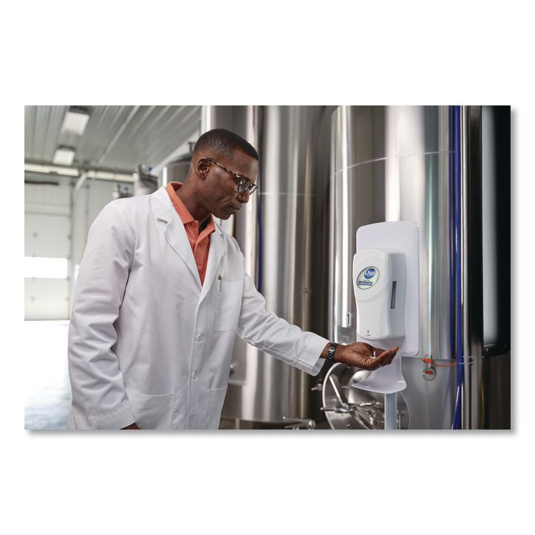 DIAL PROFESSIONAL 16694EA Antibacterial Foaming Hand Sanitizer Refill for FIT Touch Free Dispenser, 1 L Bottle, Fragrance-Free