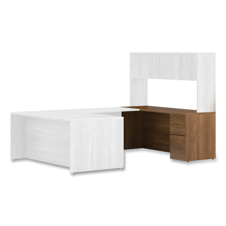 HON COMPANY 105903RPINC 10500 Series Full-Height Right Pedestal Credenza, 72w x 24w x 29.5h, Pinnacle