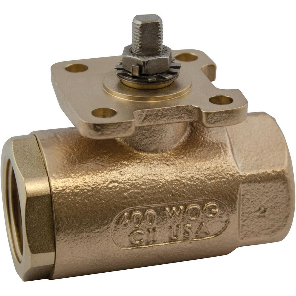 Apollo. 71AR764 Manual Ball Valve: 1-1/2" Pipe, Standard Port, Bronze