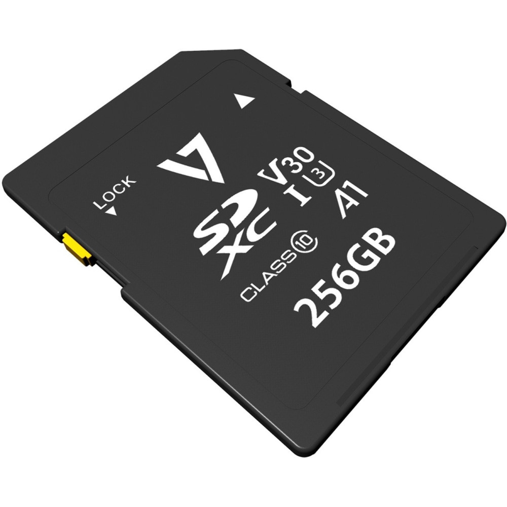 V7 VPSD256GV30U3  VPSD256GV30U3 256 GB SDXC - 95 MB/s Read - 30 MB/s Write - 5 Year Warranty