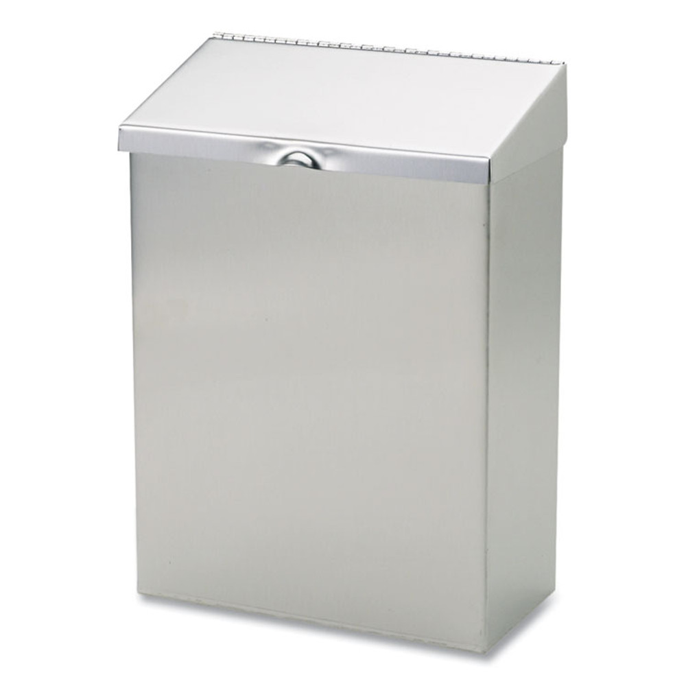 HOSPECO ND-1E Wall Mount Sanitary Napkin Receptacle, Stainless Steel