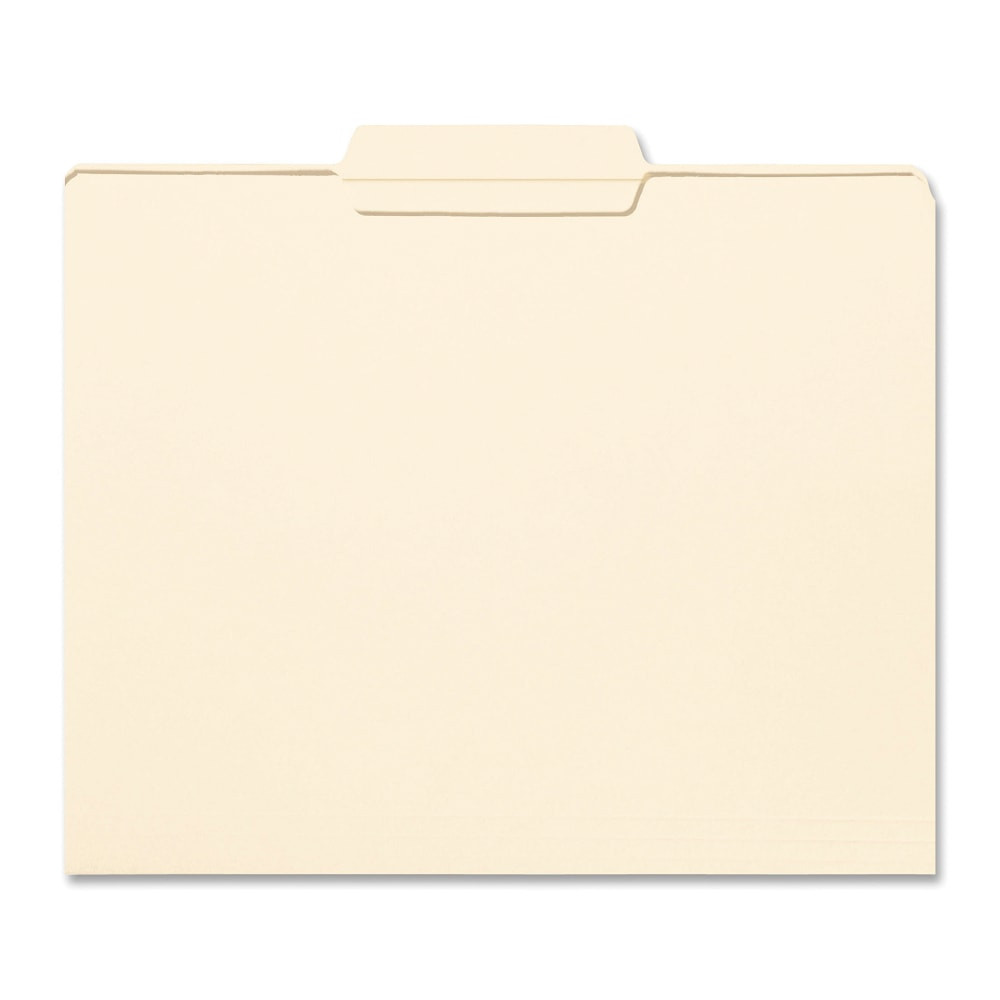 SMEAD MFG CO Smead 10336  File Folders, Letter Size, 1/3 Cut, Center Tab Cut, Manila, Box Of 100