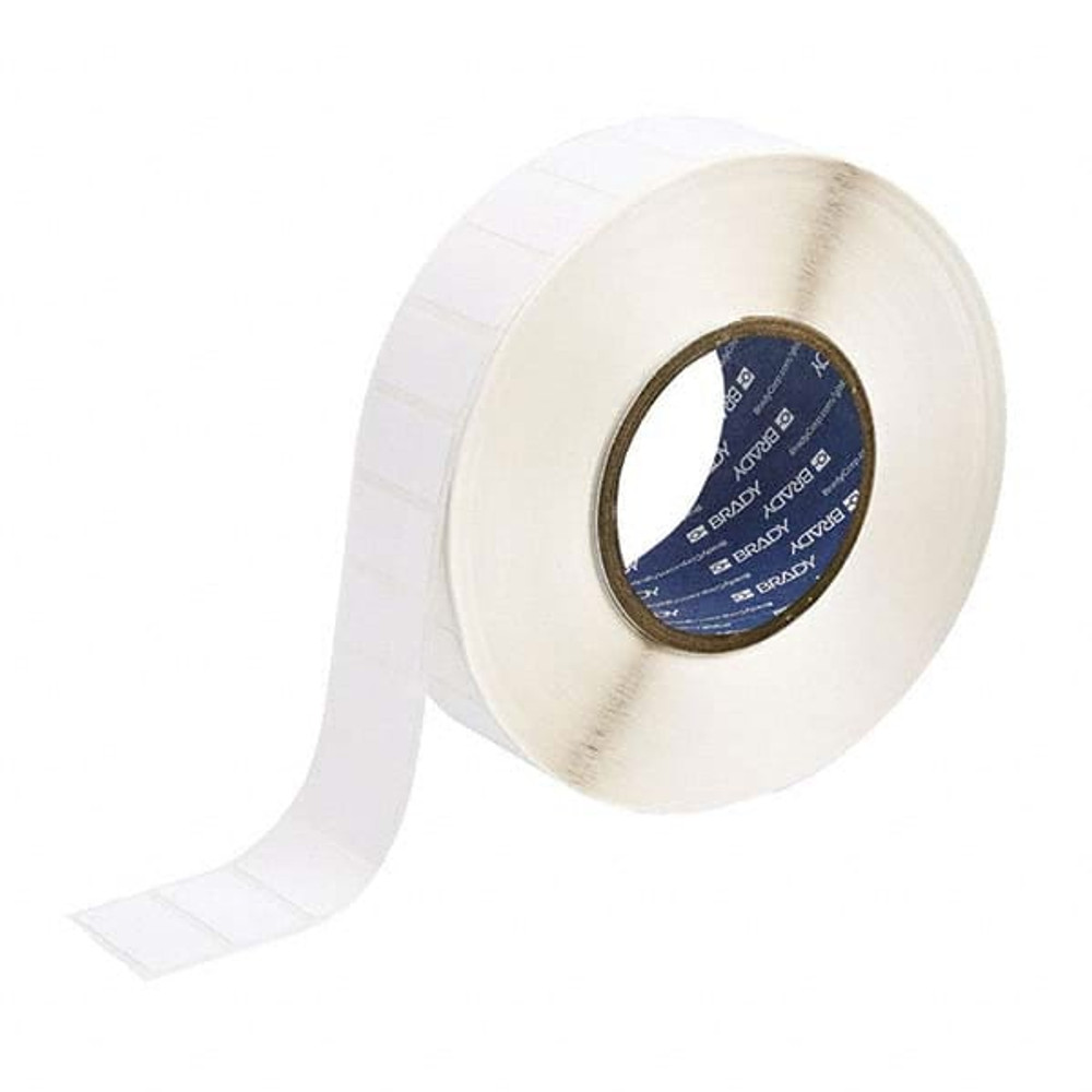 Brady 62368 Label Maker Label: White, Nylon, 1-1/2" OAW, 3,000 per Roll