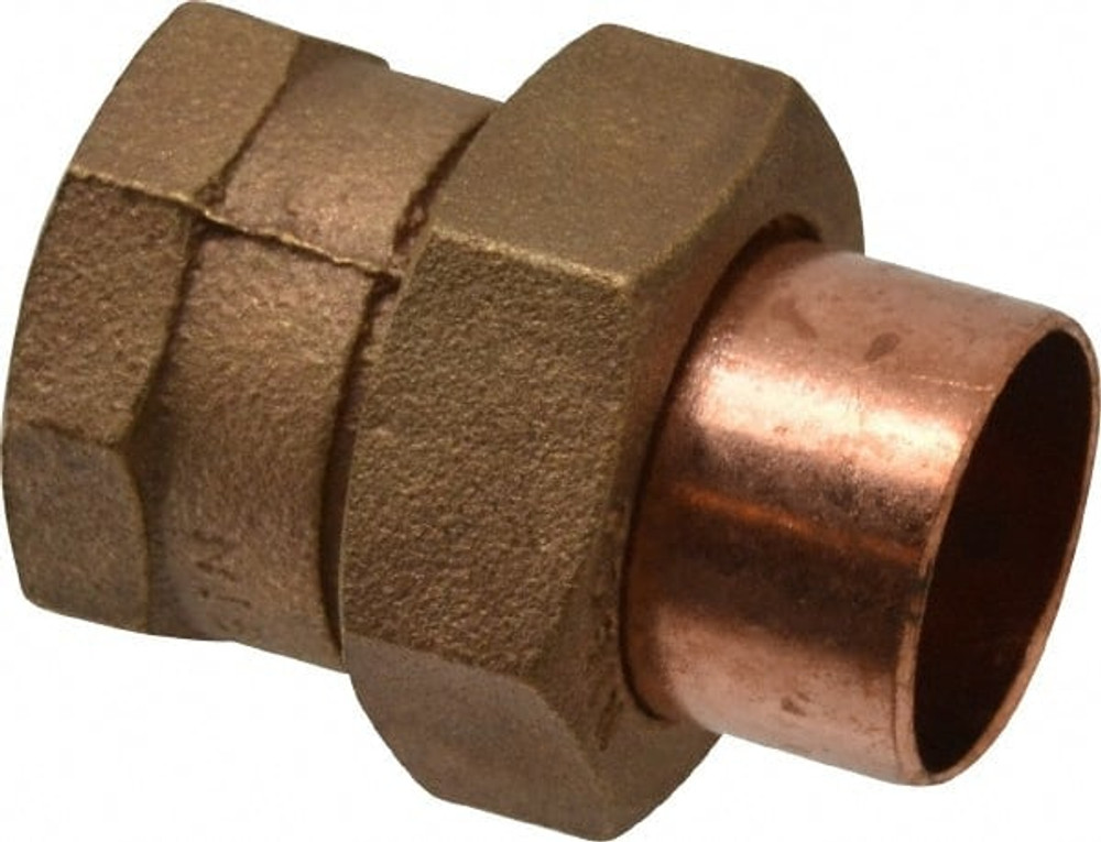 NIBCO B258850 Cast Copper Pipe Union: 1" Fitting, C x F, Pressure Fitting