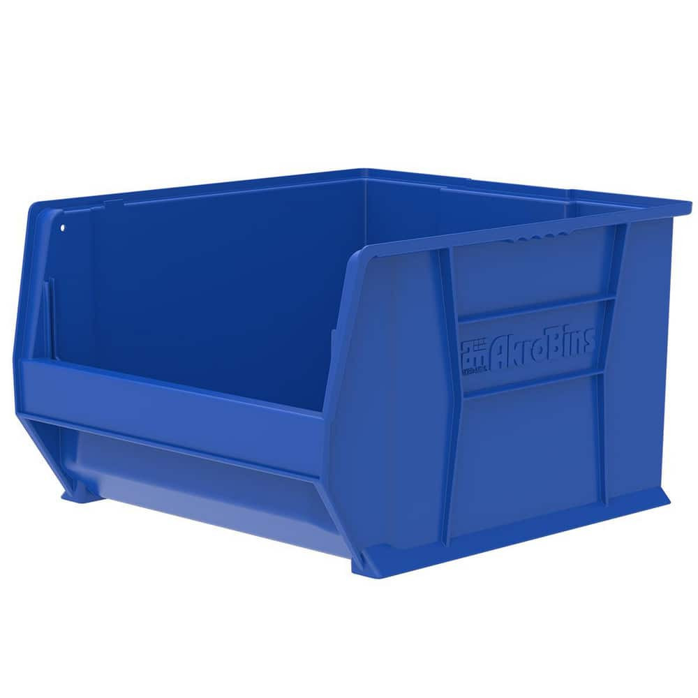 Akro-Mils 30283BLUE Plastic Hopper Stacking Bin: Blue