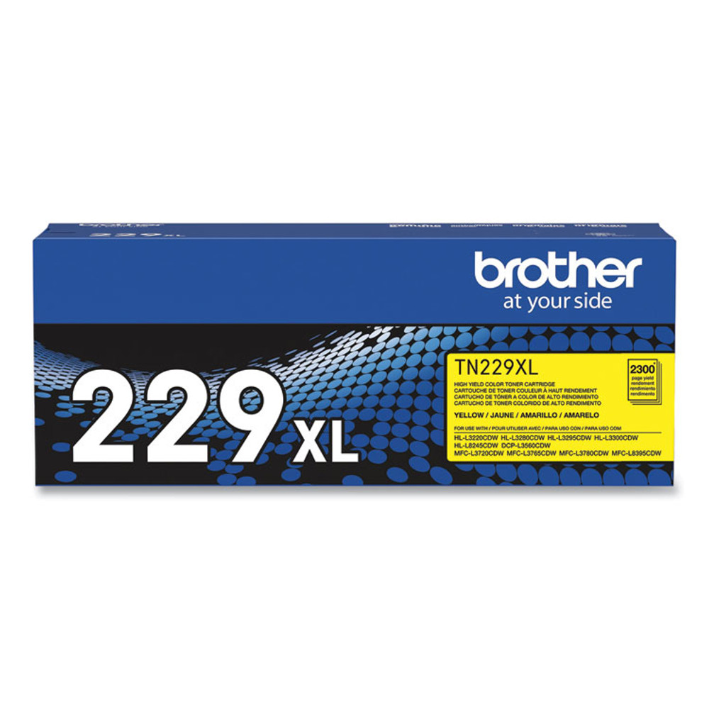 BROTHER INTL. CORP. TN229XLY TN229XLY High-Yield Toner, 2,300 Page-Yield, Yellow