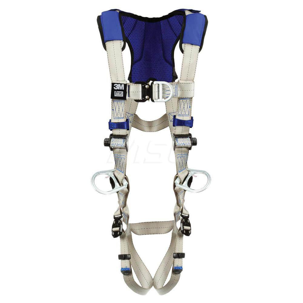 DBI-SALA 7012817506 Fall Protection Harnesses: 420 Lb, Vest Style, Size 2X-Large, For Climbing & Positioning, Back Front & Hips