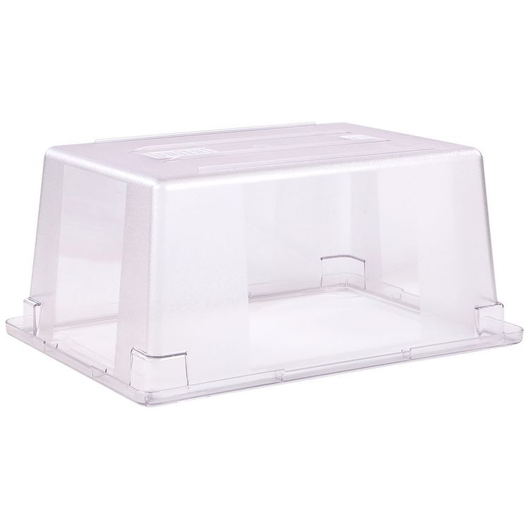 CFS BRANDS Carlisle 1062307 StorPlus Polycarbonate Food Storage Container, 16.6 gal, 18 x 26 x 12, Clear, Plastic