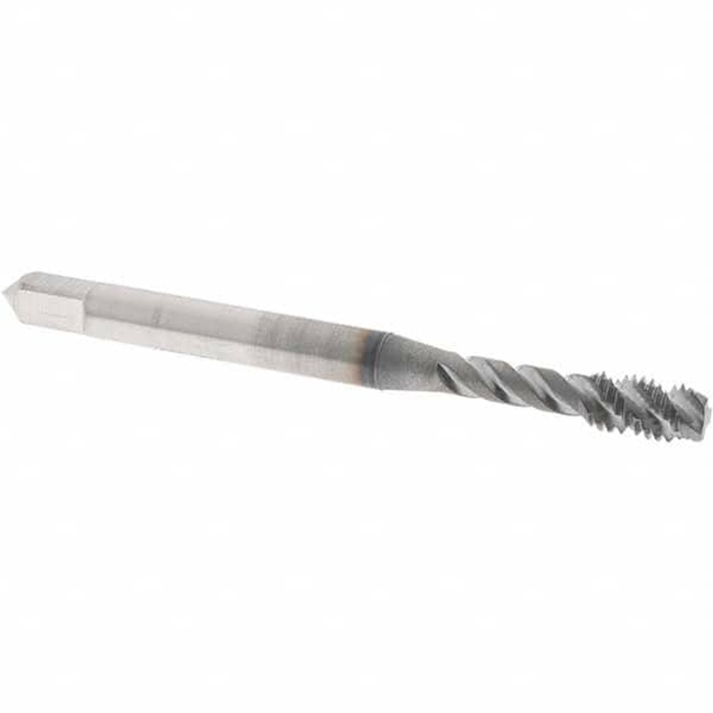 OSG 2919008 Spiral Flute Tap: #10-32 UNF, 3 Flutes, Modified Bottoming, Vanadium High Speed Steel, TICN Coated