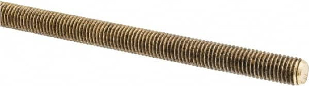 MSC 22302 Threaded Rod: 1/4-28, 3' Long, Brass
