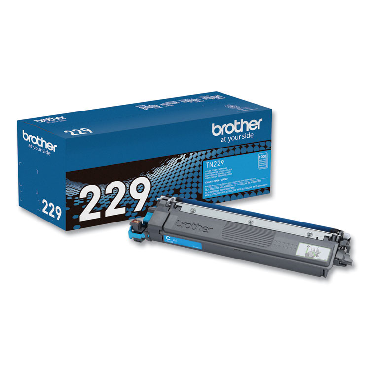 BROTHER INTL. CORP. TN229C TN229C Toner, 1,200 Page-Yield, Cyan