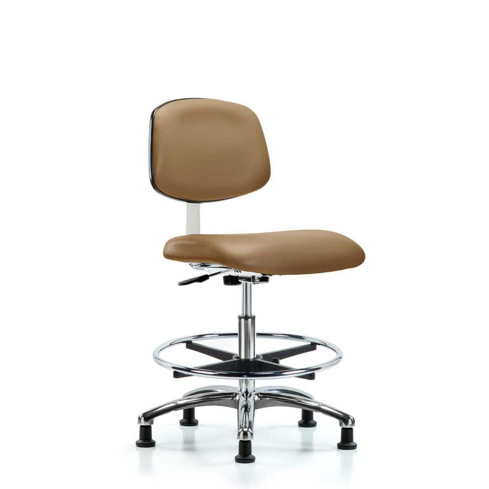 Blue Ridge Ergonomics MSC40320 Task Chair: Vinyl, Taupe