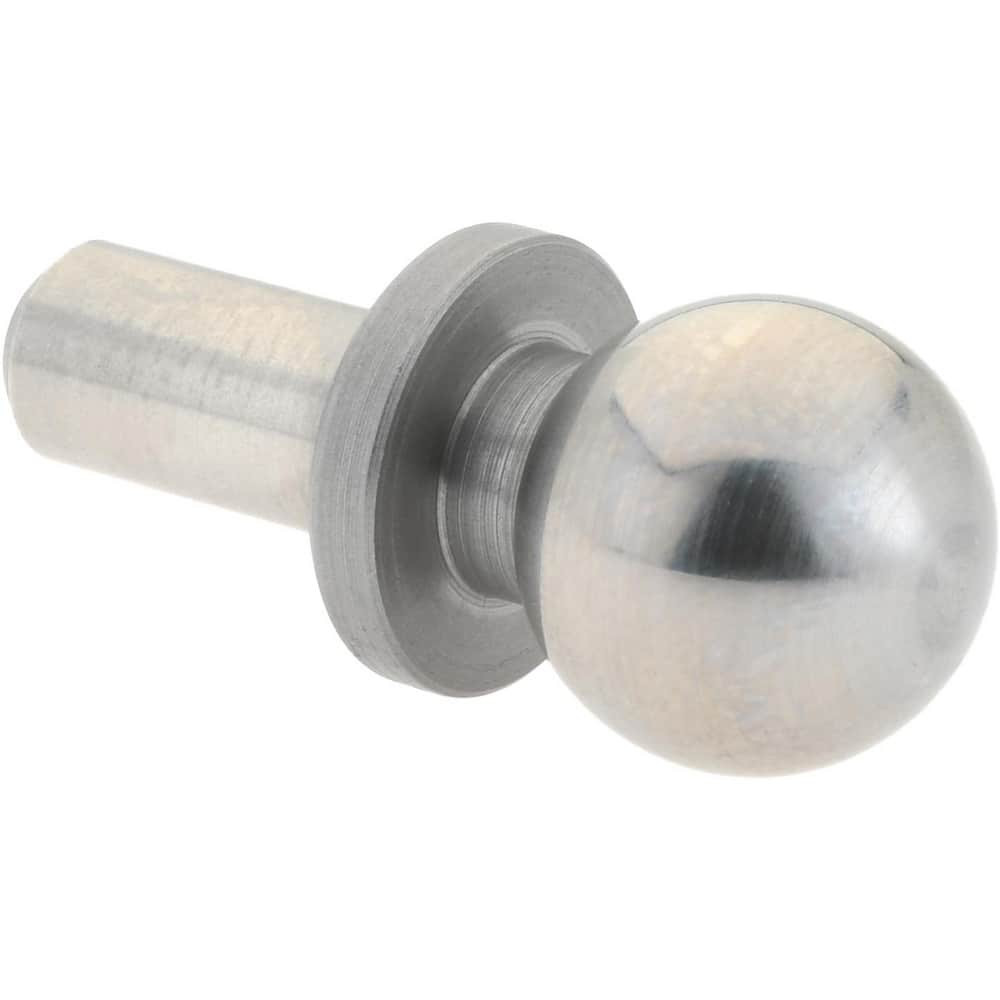 Gibraltar 826815-G Shoulder Tooling Ball: Inspection, 1/2" Ball Dia, 1/4" Shank Dia, Slip-Fit