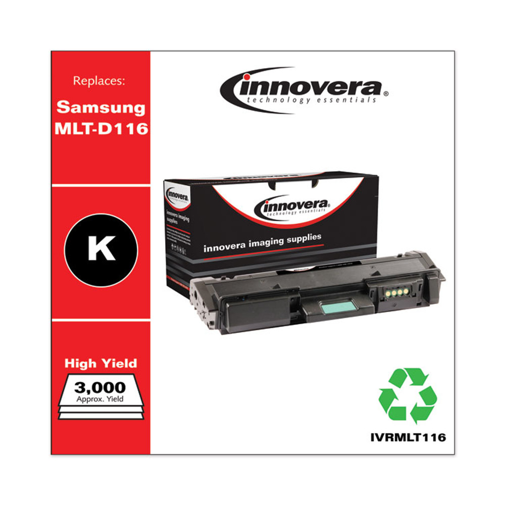 INNOVERA MLT116 Remanufactured Black Toner, Replacement for MLT-D116L, 3,000 Page-Yield