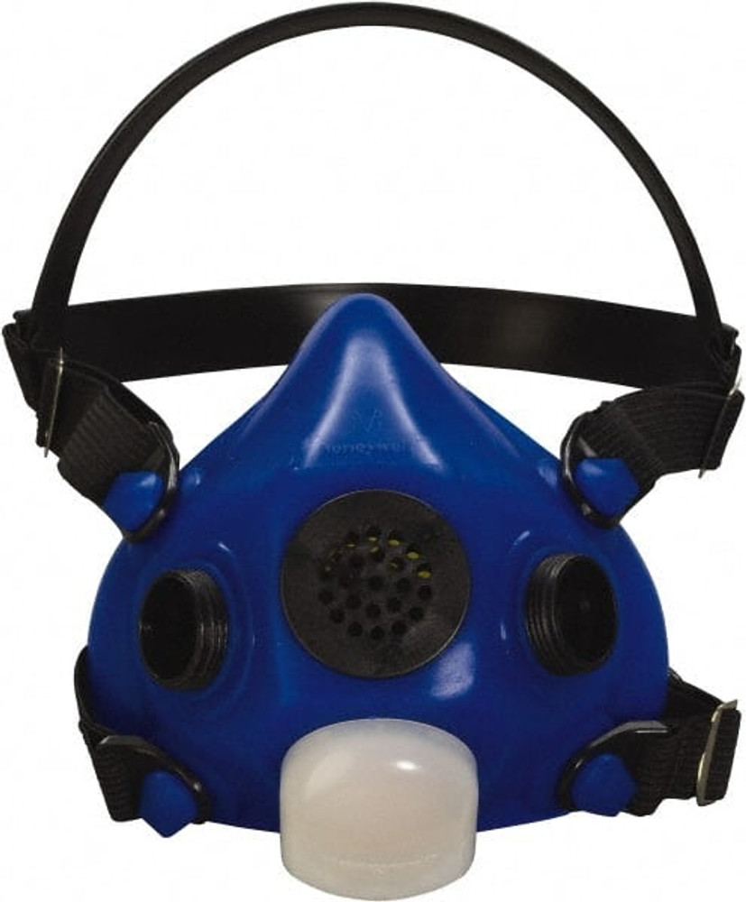 North RU85001M Half Facepiece Respirator: Silicone, Threaded, Medium