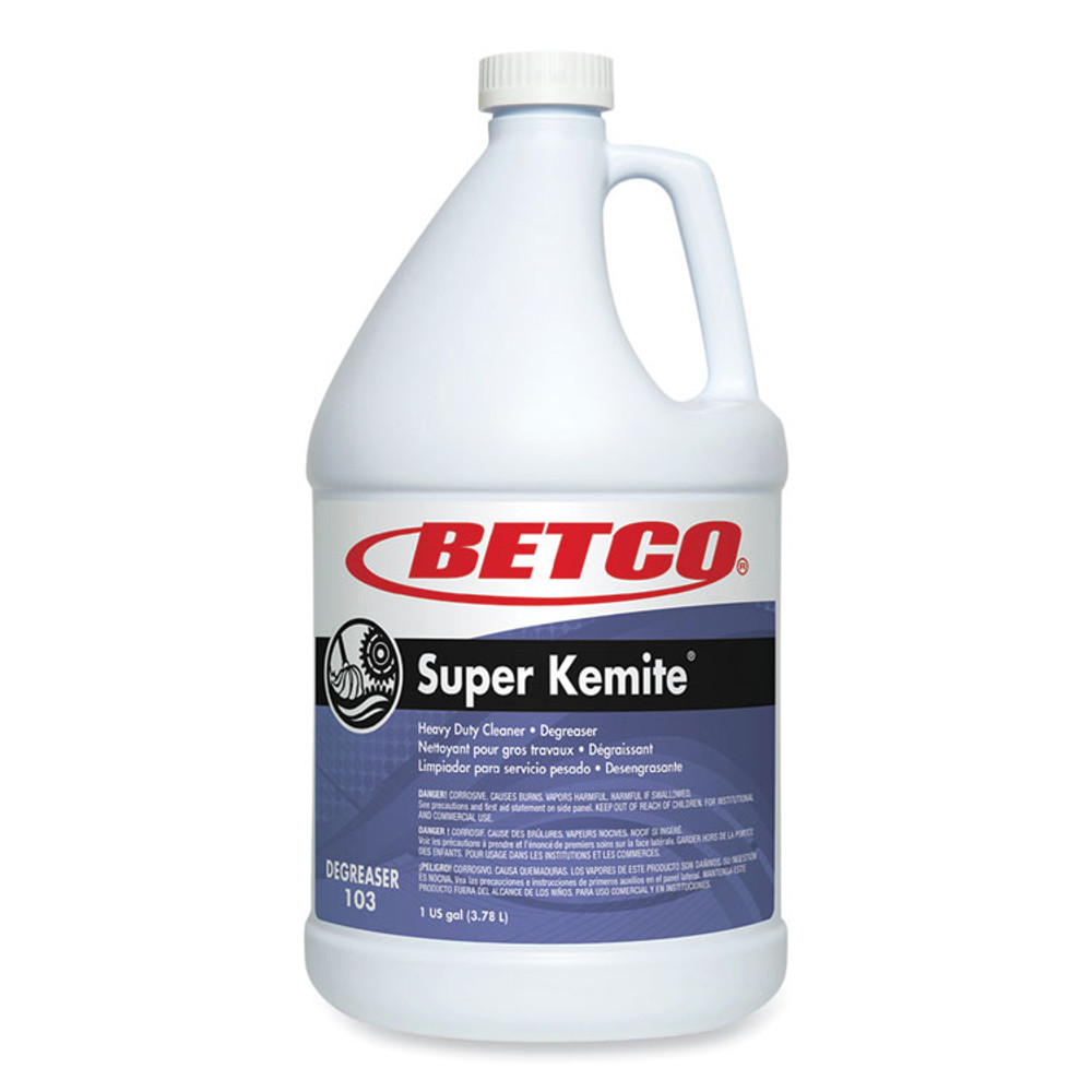 BETCO CORPORATION 1030400 Super Kemite Butyl Degreaser, Cherry Scent, 1 gal Bottle, 4/Carton
