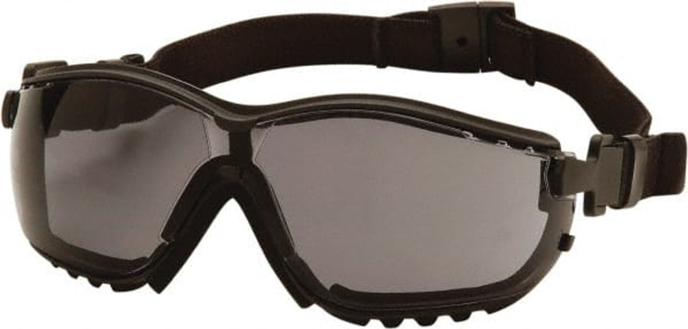 PYRAMEX GB1820ST Safety Goggles: Anti-Fog & Scratch-Resistant, Gray Polycarbonate Lenses