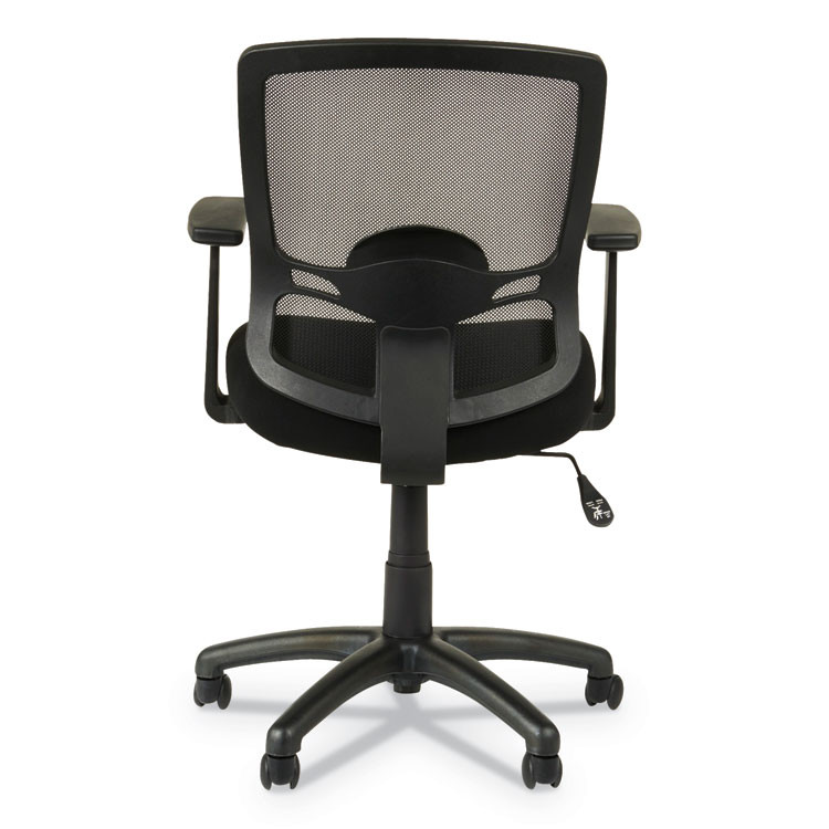 ALERA ET42ME10B Alera Etros Series Mesh Mid-Back Chair, Supports Up to 275 lb, 18.03" to 21.96" Seat Height, Black