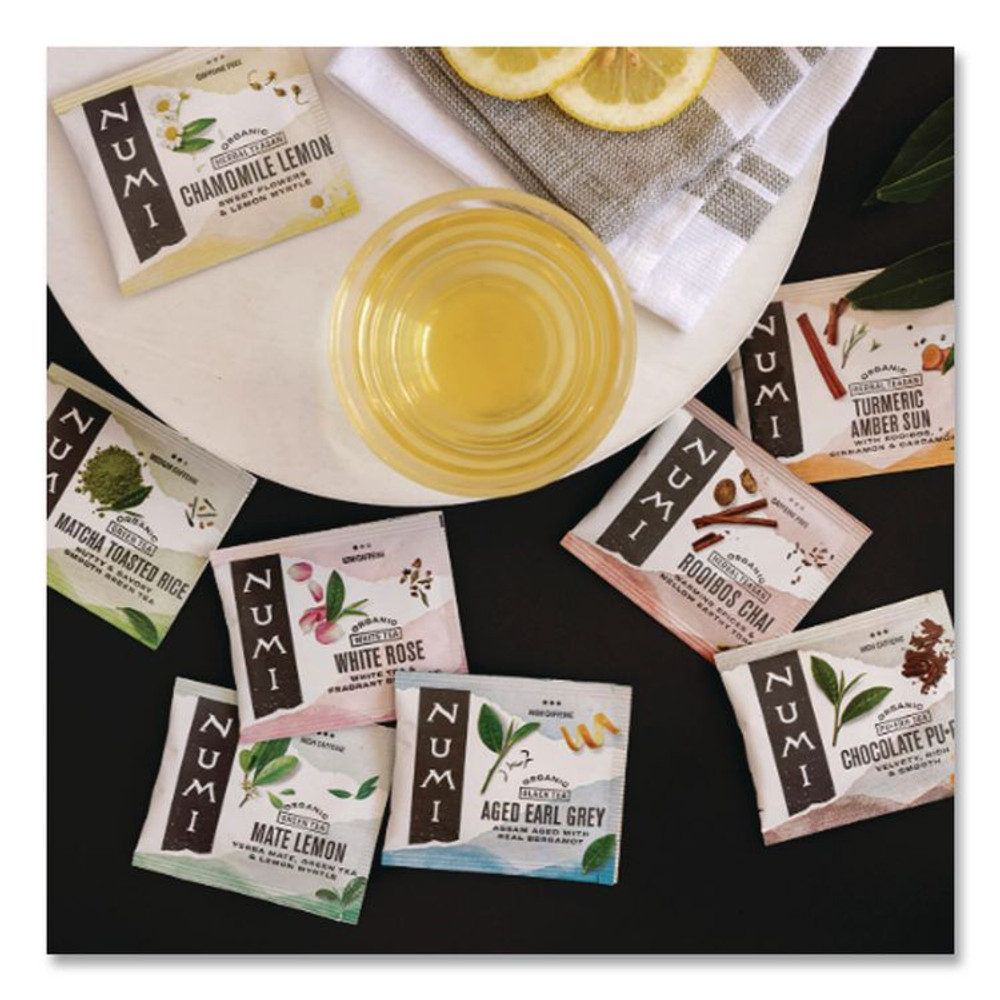 NUMI 10110 Organic Tea, Numi's Collection: Assorted, 18/Box