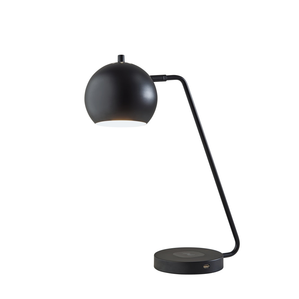 ADESSO INC Adesso 5131-01  Emerson AdessoCharge Desk Lamp, 20-1/2inH, Black Shade/Black Base