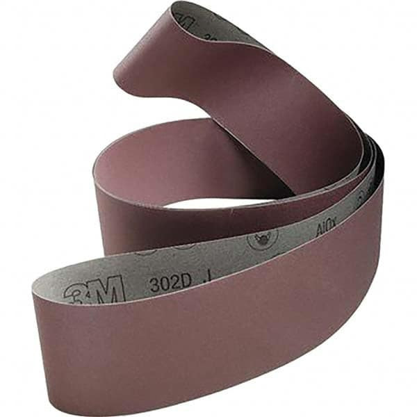 3M Abrasive Belt: 1-1/2" Wide, 42" Long, 180 Grit, Aluminum Oxide 7010361031