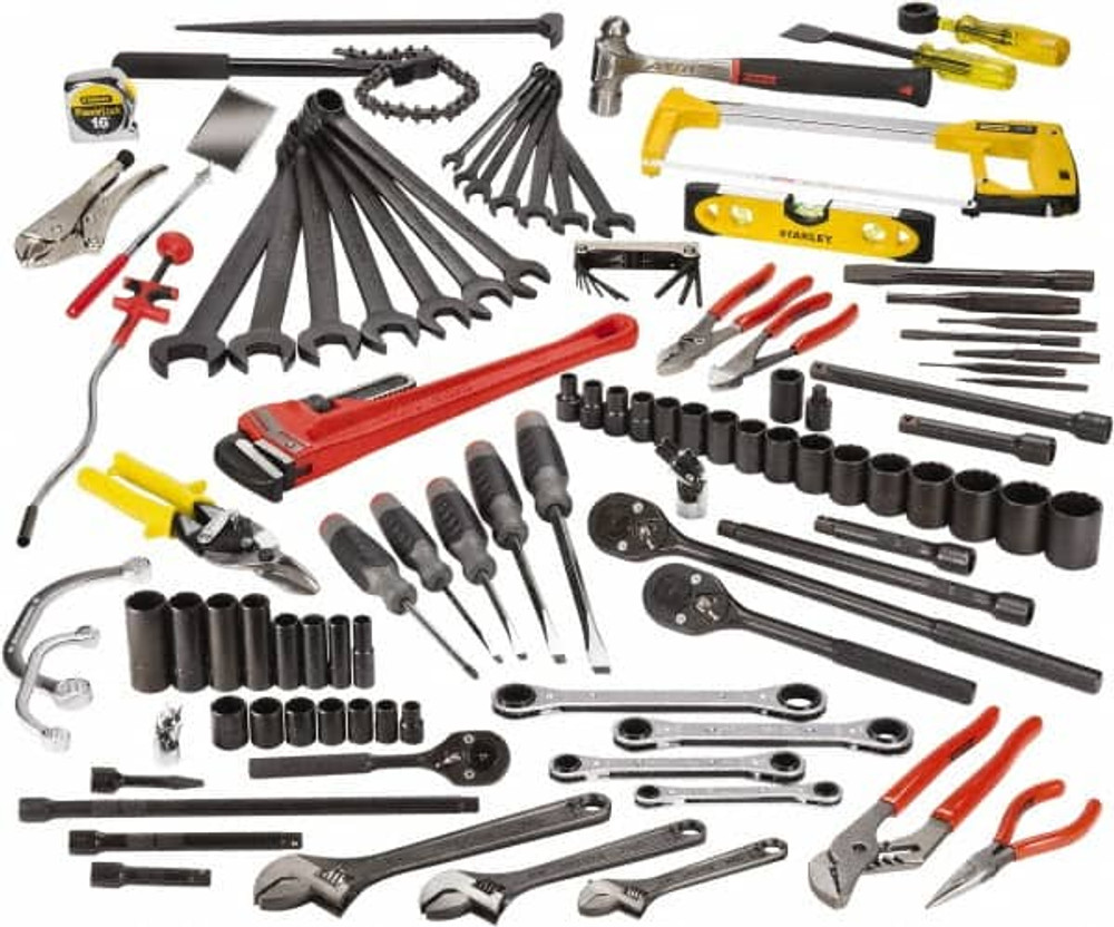 Proto JTS-0107RRBX1A Combination Hand Tool Set: 107 Pc, Master Tool Set