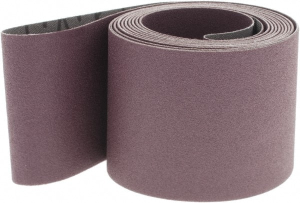 3M Abrasive Belt: 2" Wide, 132" Long, 150 Grit, Aluminum Oxide 7010363111