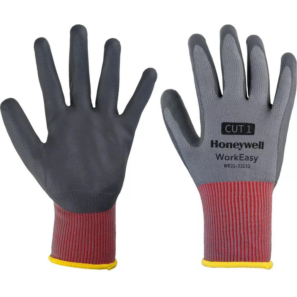 Honeywell WE21-3113G-9/L Cut & Puncture Resistant Gloves; Glove Type: Cut-Resistant ; Coating Coverage: Palm & Fingertips ; Coating Material: Polyurethane ; Primary Material: Polyester ; Gender: Unisex ; Men's Size: Large
