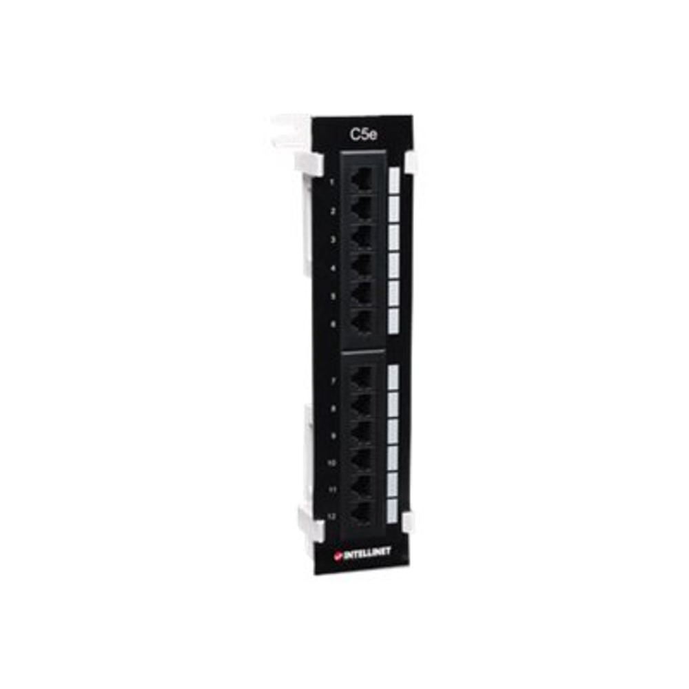 INTRACOM USA, INC. 162470 Intellinet 12-Port Cat5e UTP Patch Panel