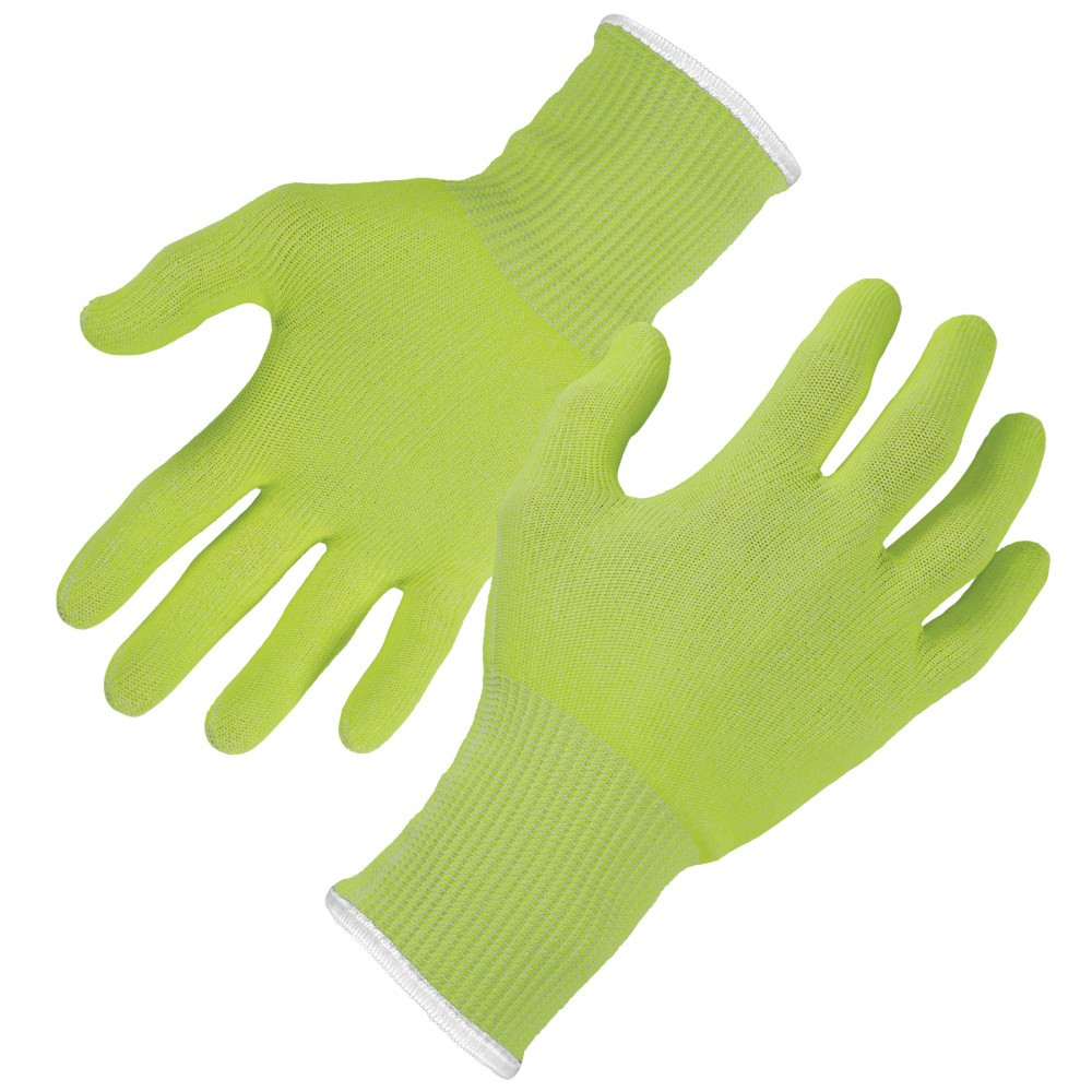ERGODYNE CORPORATION 18026 Ergodyne ProFlex 7040 Polyethylene Food Grade Gloves, XXL, Lime, Case Of 144 Pairs